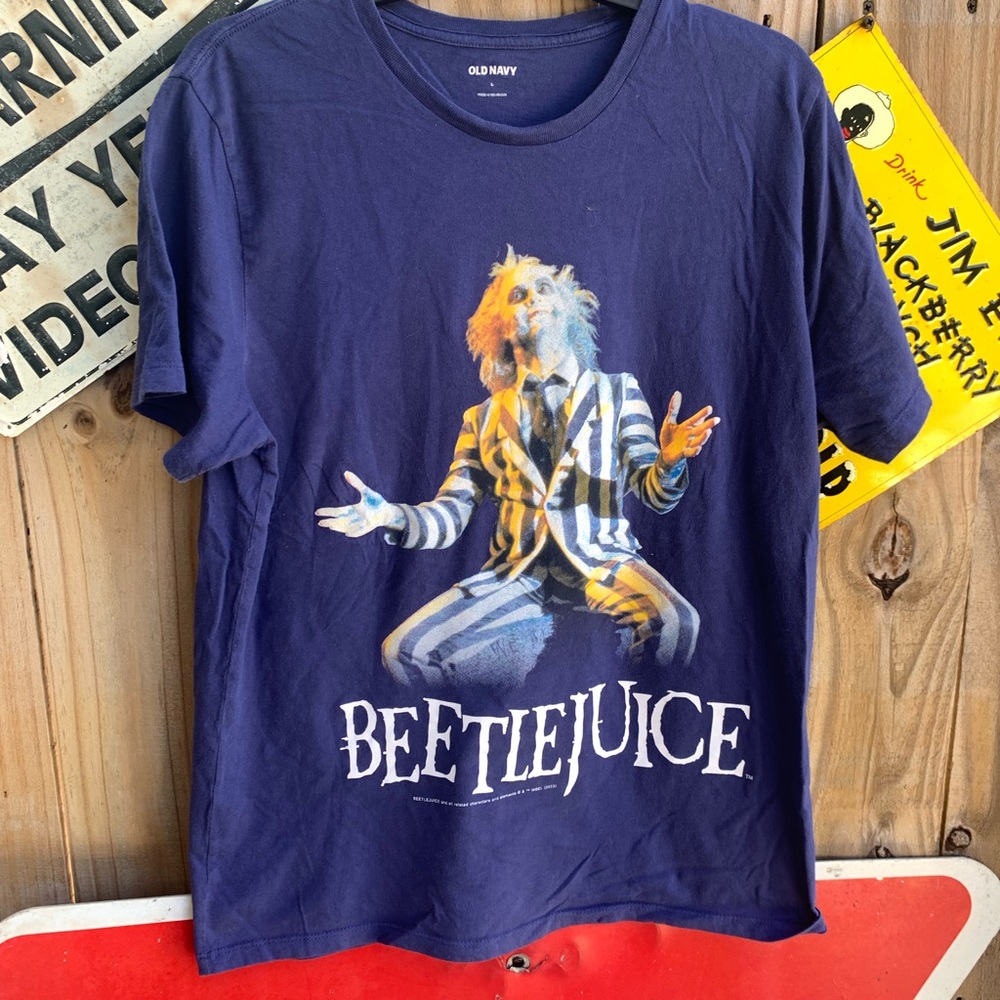 Old Navy Navy Blue T-Shirt